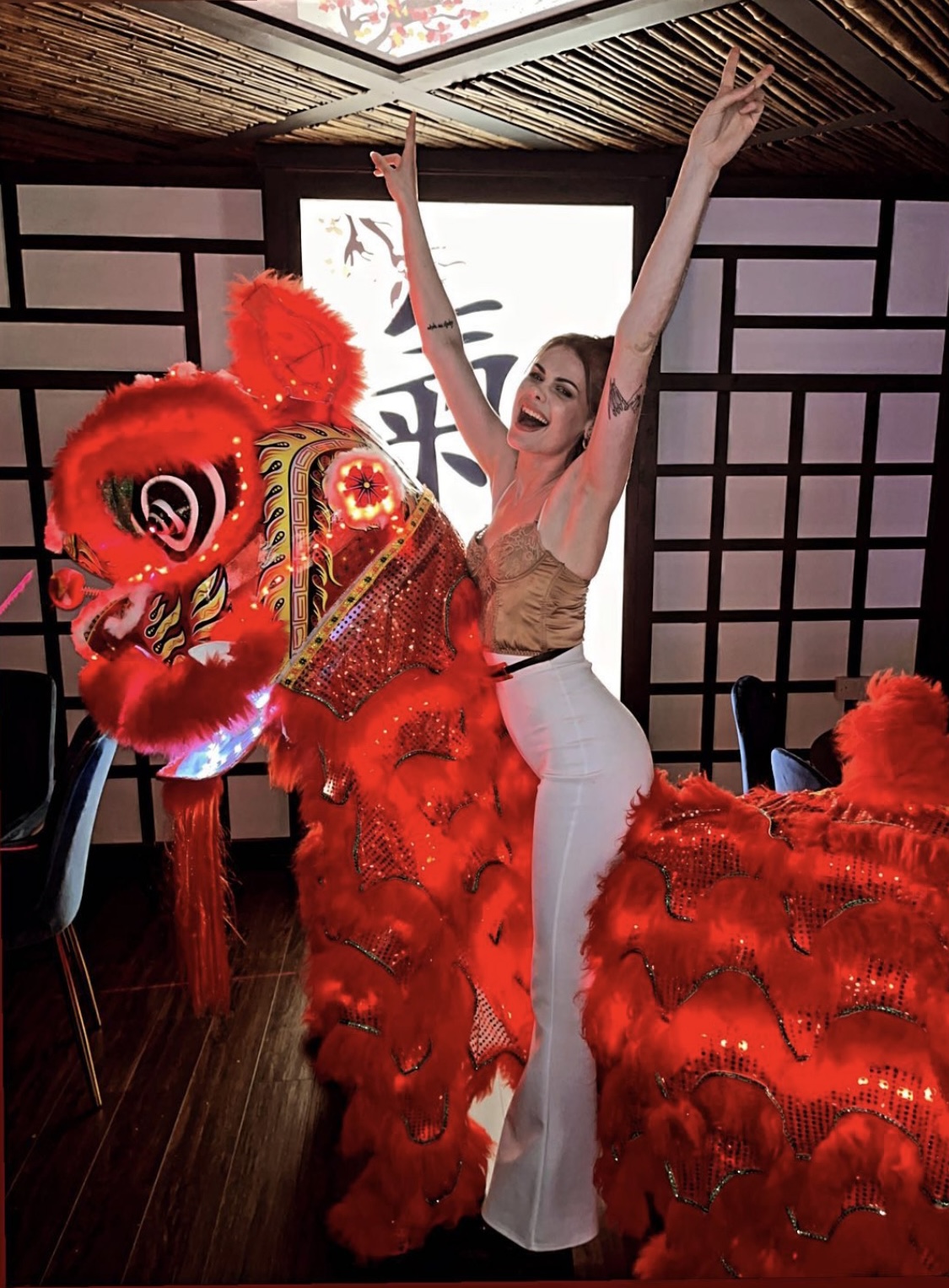 Dragon Lion performance